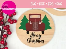 Christmas SVG|Merry Christmas|SVG DXF PNG EPS Product Image 2
