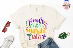 Pour me a mardi rita - Mardi Gras SVG EPS DXF PNG Product Image 2
