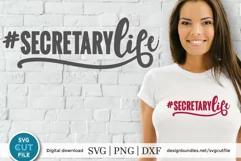 Secretary life svg - a secretary svg file for crafters Product Image 1