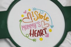 I stole my Mommy's heart. Embroidery design Product Image 5