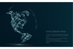 World Map Point. North America. Vector Product Image 1