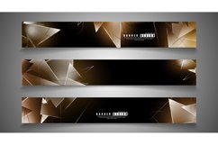 banner collection. abstract background with luminous Product Image 1