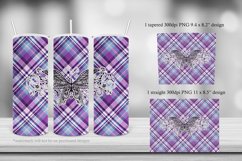 Boho Butterfly Design - Tumbler Sublimation Design Product Image 2