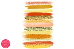 Fall Brush Strokes Clipart I Brush Strokes Clipart Product Image 3