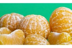 orange on a green background Product Image 1
