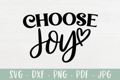 Choose Joy - Positivity Saying SVG Product Image 2