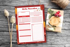 Monthly Planner, Hello November, Monthly Organizer, 50OFF Product Image 1