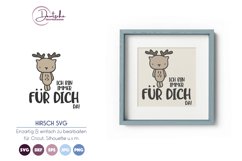 Hirsch SVG | Ich bin immer für Dich da! Product Image 1