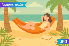 Beach Hammock Poster Product Image 1