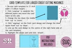 Birthday card insert design| Paper cutting | Cricut Joy svg Product Image 8