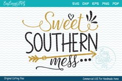 Sweet Southern Mess, SVG DXF Png Eps Pdf Studio Vector Cut Files Product Image 1