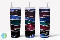 Galaxy Agate Skinny Tumbler Sublimation Designs Geode Stars Product Image 2