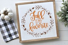 Fall Is My Favorite Hand Lettered SVG Product Image 1