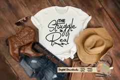 The Struggle is Real svg funny mom quote svg funny nurse svg Product Image 1