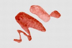 Orange lily watercolor png Product Image 10