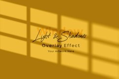 Window Sunlight Shadow Overlay Effect Mockup Product Image 1