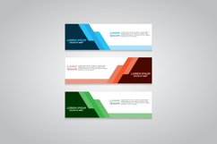 Vector abstract design banner web template. Product Image 1
