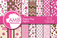Pink Doggy Patterns, Doggy Papers, AMB-1387 Product Image 1