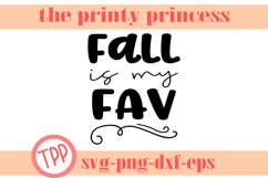 Fall svg, Fall is my fav, Autumn design Product Image 1