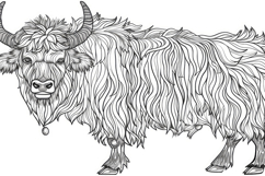Black White Cow Background Wallpaper Product Image 1