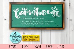 Farmhouse definition svg, home decor svg Product Image 1