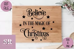 Believe in the magic of christmas bauble| vinyl cutting | Product Image 8