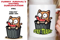 Funny animal saying Sublimation PNG. Product Image 1