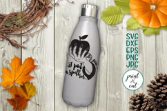 I put a spell on you svg, witch hand apple halloween dxf png Product Image 3