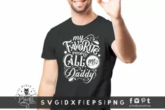 My Favorite People Call Me Daddy SVG | Father's Day SVG Product Image 3