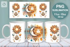 4 Celestial. Day &amp; Night Mug Wrap 11 / 15 oz Product Image 4
