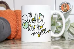 It's Sweater Weather Y'all Hand lettered - SVG Cut File Product Image 3