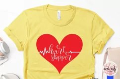 Heart Stopper - Love & Baby SVG EPS DXF PNG Product Image 3