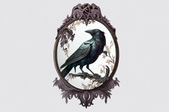 Raven clipart, Gothic clipart, Halloween clipart, Product Image 6