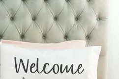 Welcome To Our Home SVG For Porch Or Kitchen Sign Plaque Product Image 3