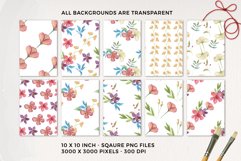 Adele Floral Watercolor Seamless Patterns Pretty Flowers Product Image 3