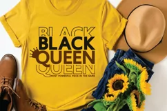 Black Queen SVG PNG EPS DXF Black Woman SVG BLACK GIRL MAGIC Product Image 4