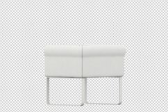 Isometric Arm Chair 3D isolated render Product Image 1