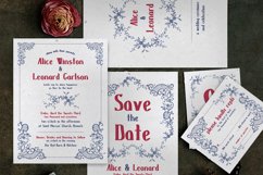 Embroidery Wedding Invitation Suite Product Image 6