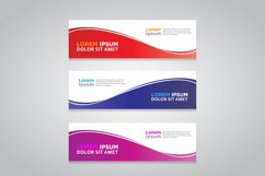 Vector abstract design banner web template. Product Image 1