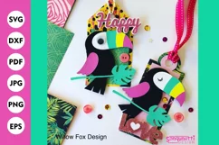 Toucan Parrot tropical SVG Product Image 2