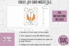 Birthday card insert design| Paper cutting | Cricut Joy svg Product Image 7