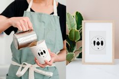 Celestial crystal svg wreath, Bohemian crystal, Witchy Svg Product Image 2