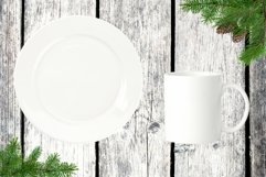 white mug and tray mockup Product Image 2