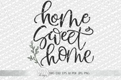 Home Sweet Home SVG | Farmhouse Sign SVG | dxf and more Product Image 2
