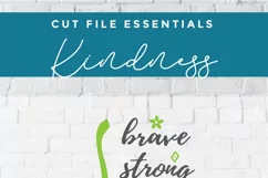 Girl power svg - a brave, strong & kind SVG for crafters Product Image 5