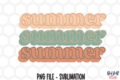 Retro Summer Sublimation Design Product Image 1