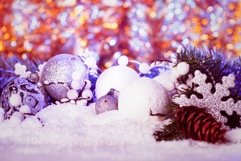 White and silver christmas decor Product Image 1