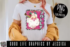 Christmas Sublimation Design-Santa PNG Product Image 1
