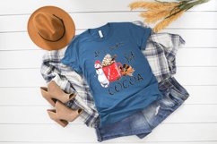 All I need is hot cocoa sublimation png, Christmas t-shirt Product Image 7