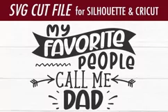 Fathers Day | Dad | Favorite People | Favorite Person | SVG Product Image 3